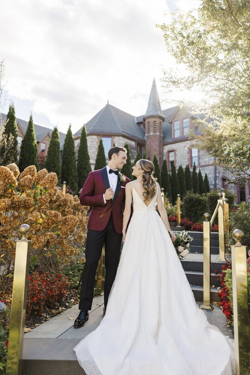Westchester wedding photography capturing reception energy and candid guest moments at The Abbey Inn & Spa