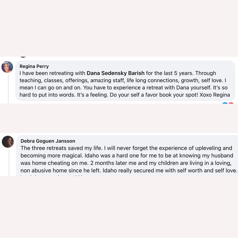 testimonial of soul retreat with dana haines