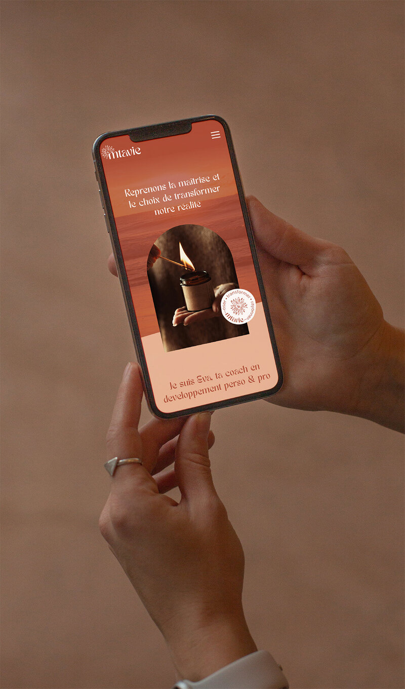 Identité visuelle MTAVIE réalisé par Sagittae Design