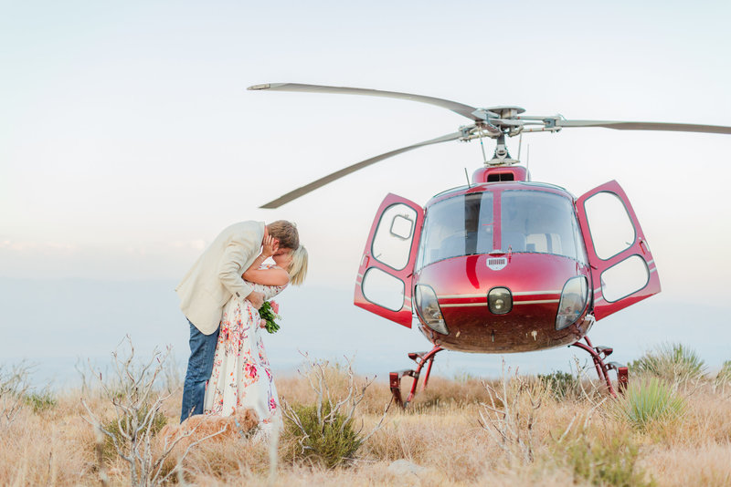 Palm Springs Surprise Proposal-Helicopter Engagement with Erica Mendenhall Photography