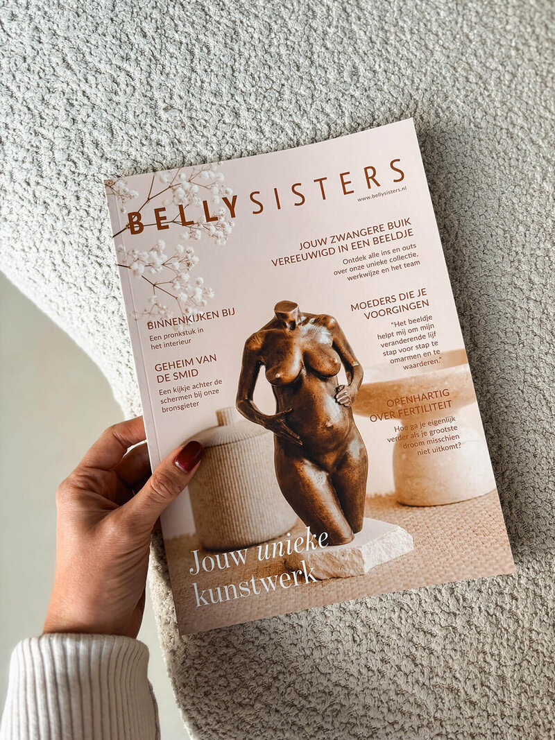 3D bellyprint beeldje zwangere buik Noord-Holland