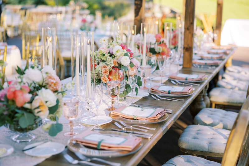 Placesetting at Skokie Country Club