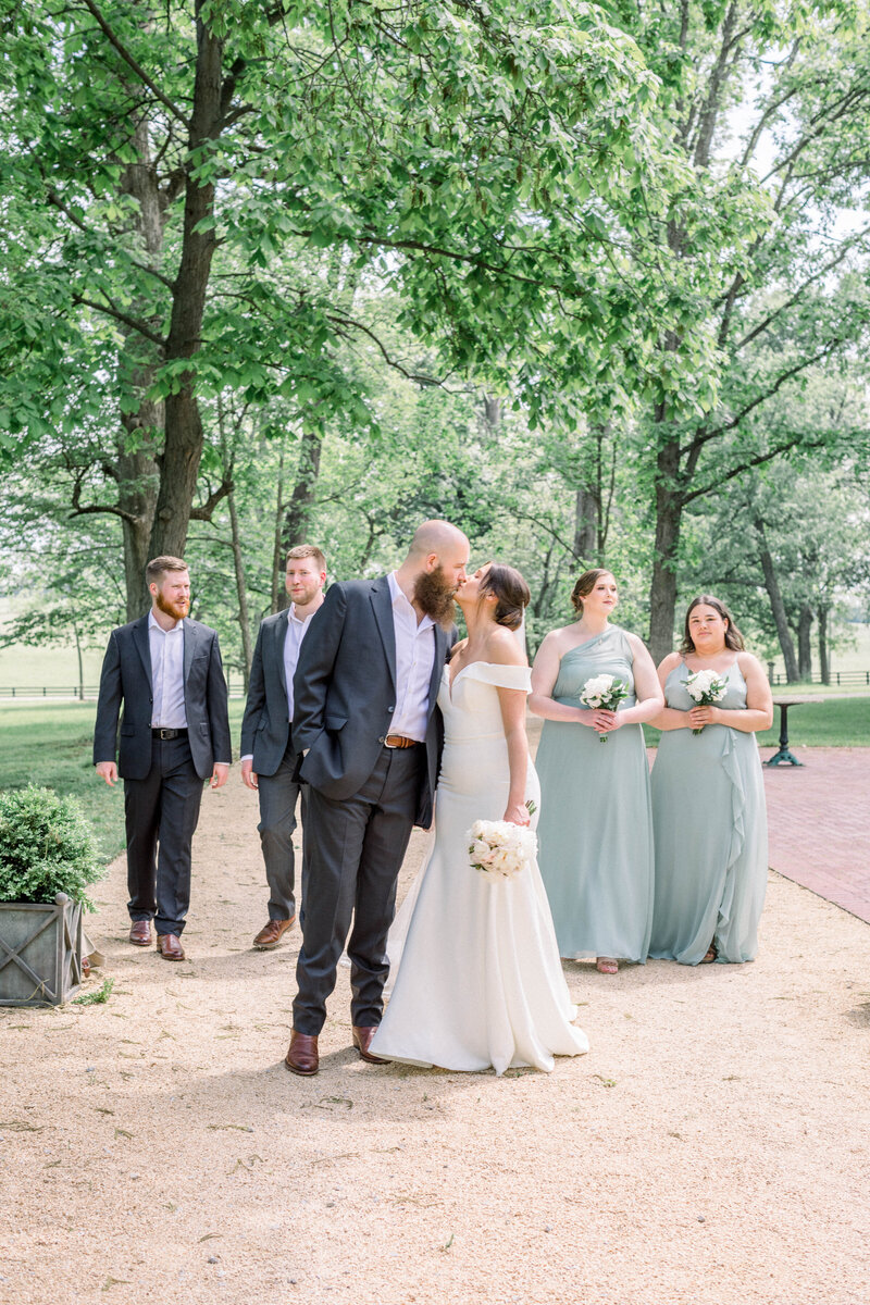 full bridal party wedding portraits