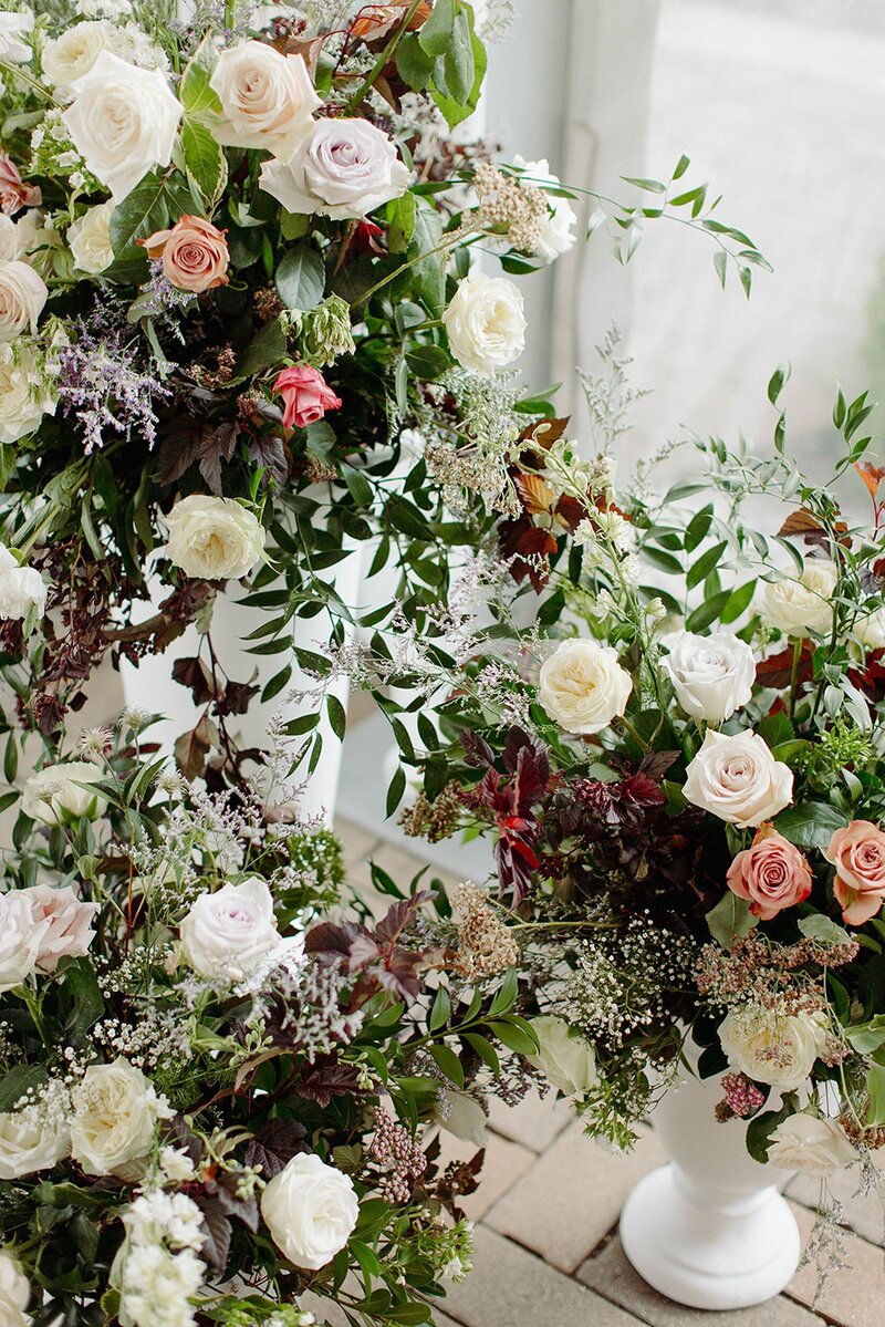 Multiple floral arrangements