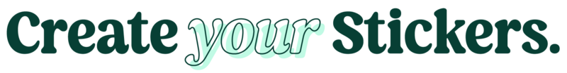 Create Your Stickers - Desktop