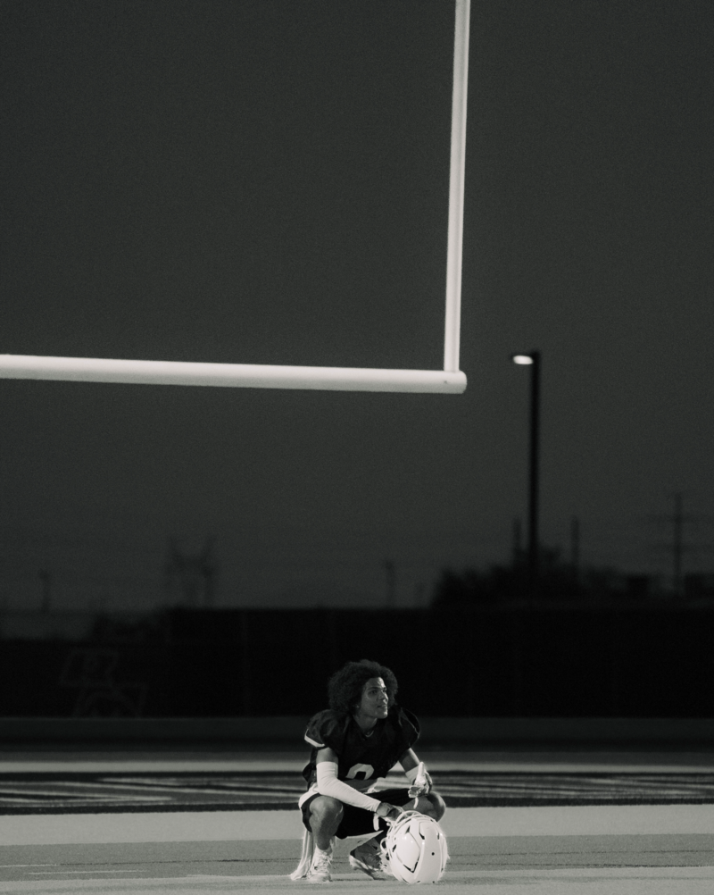 track field close up