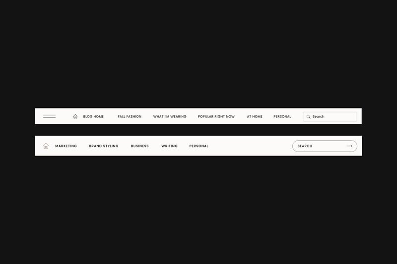 Blog Category Menu