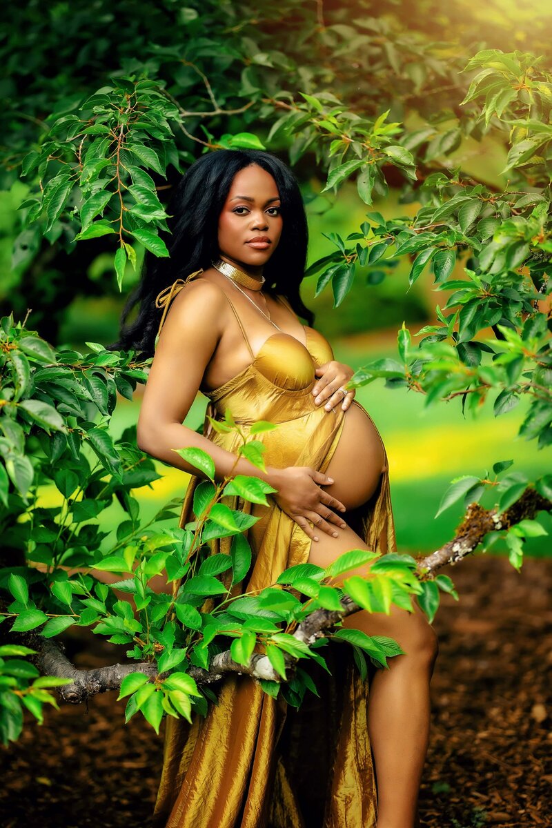 Luxury Seattle Maternity Outdoors