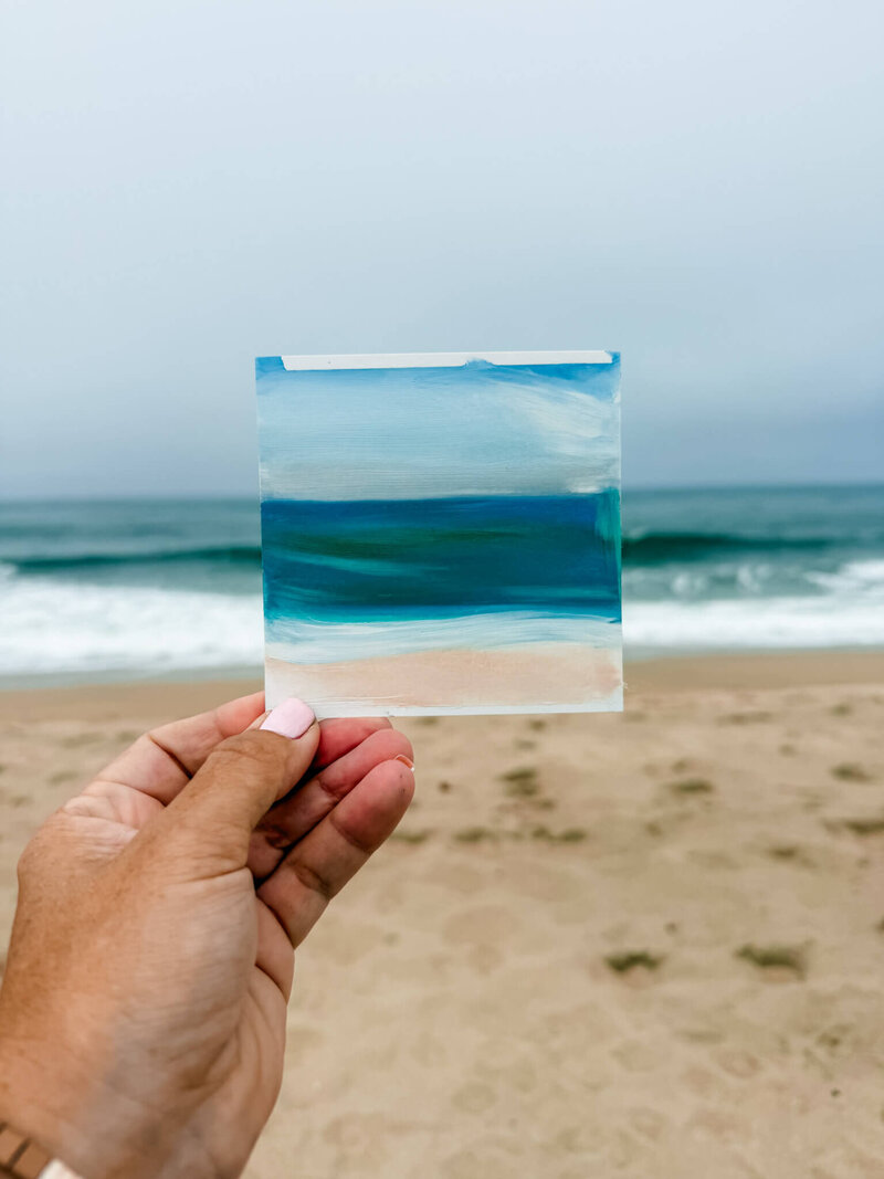 kristin vanderlip en plein air the depths of me ocean
