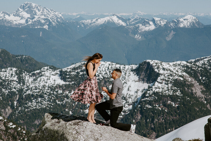 Best place to propose in the Dolomites, with a helicopter on a mountain top - Shawna Rae wedding and elopement photographer