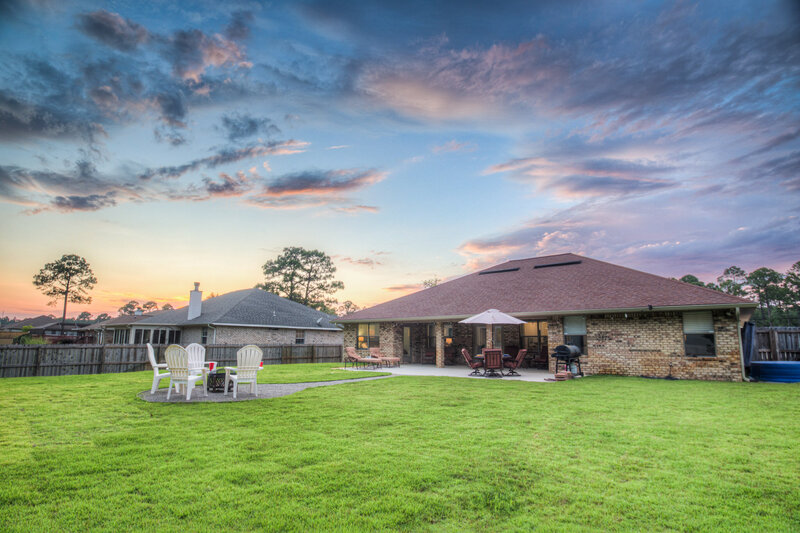 backyard of florida home