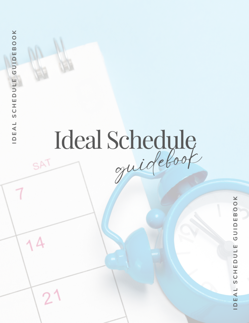 Ideal Schedule Guidebook