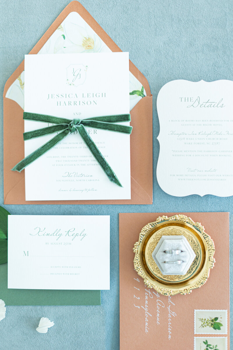 wedding invitation suite liz theal designs