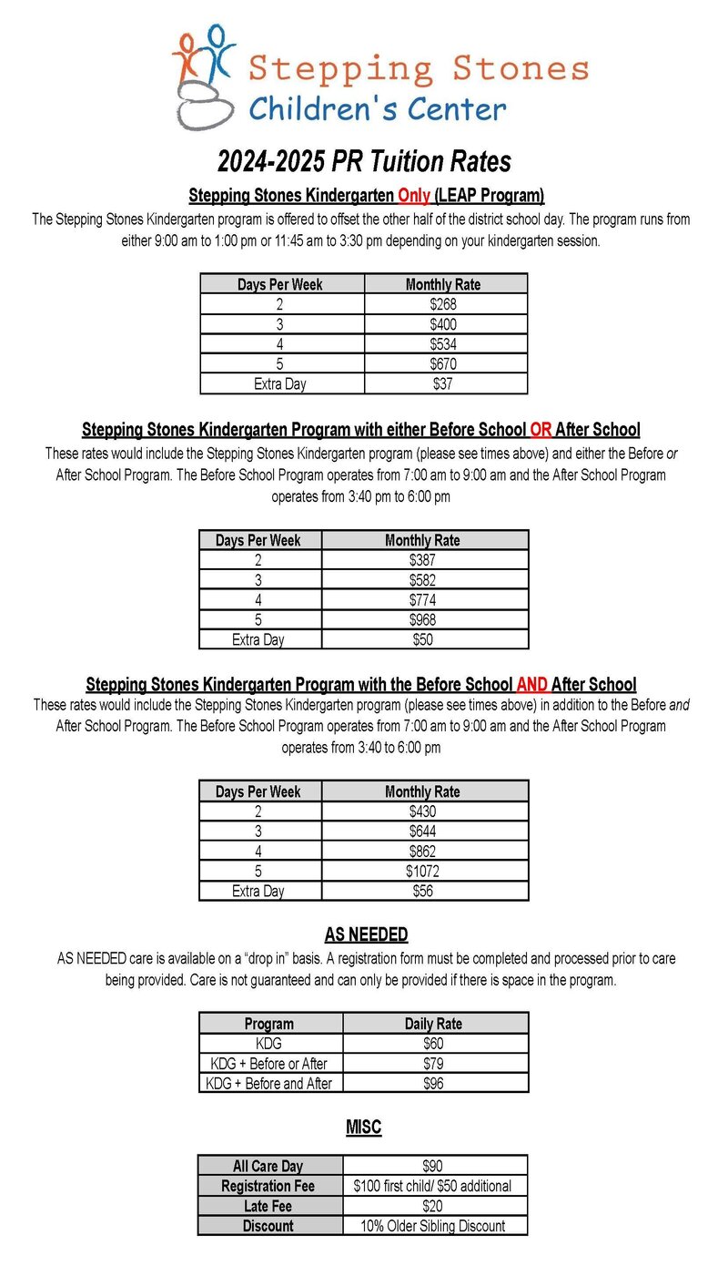 2024-2025 KDG PR Tuition Rates (1)