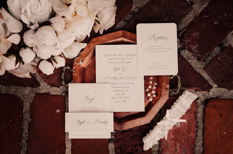 wedding at Casa Feliz, Winter Park, FL