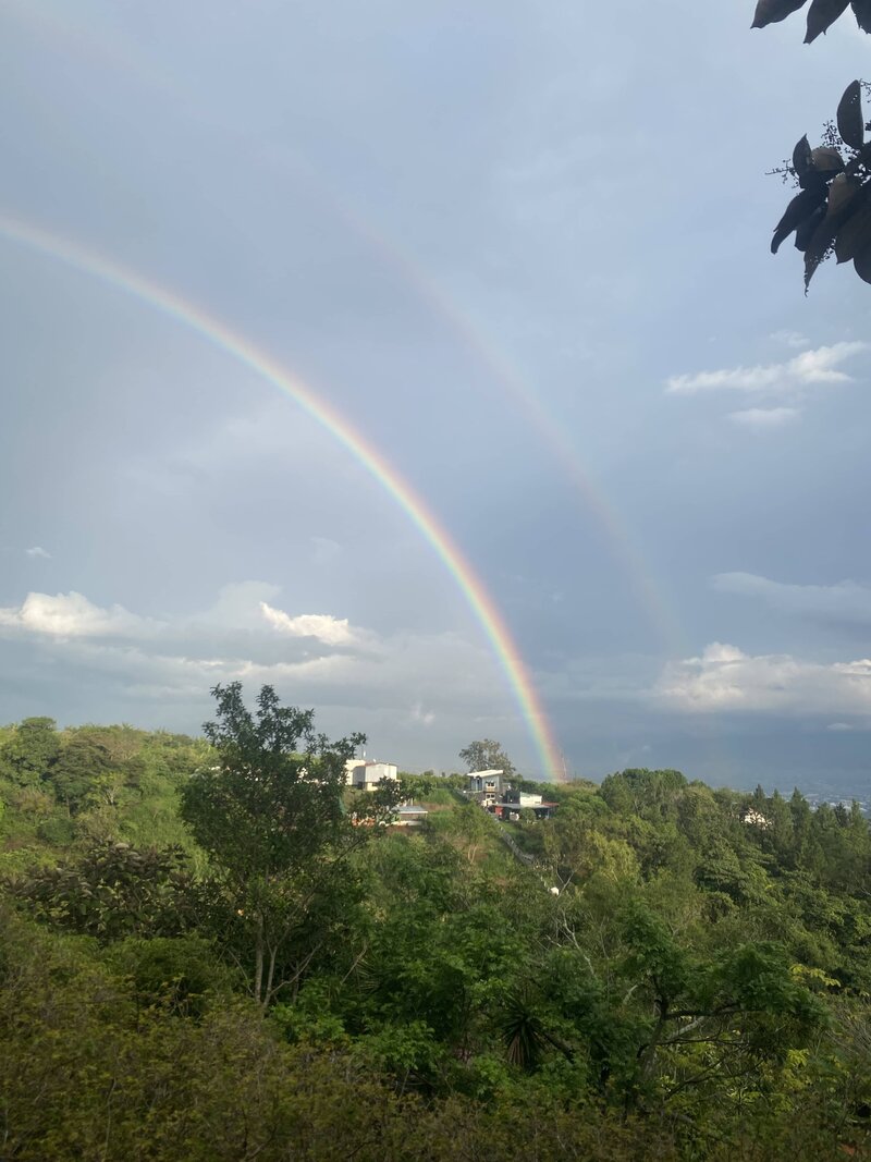 rainbow in the sky