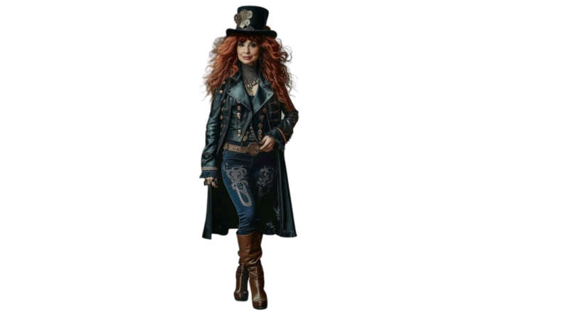Industrial Branded Character Design in Steampunk Star Showit Template