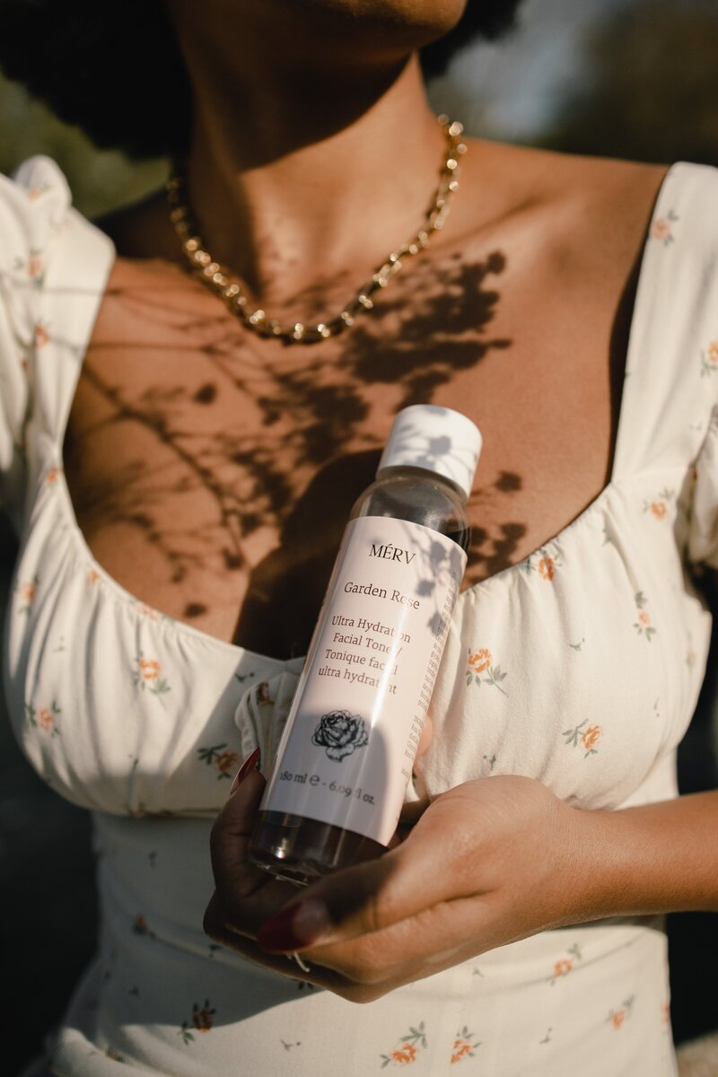 Best Rose Toner by Canadian Brand Merv Skincare by Alex Perry Videographer for Skincare Brands 