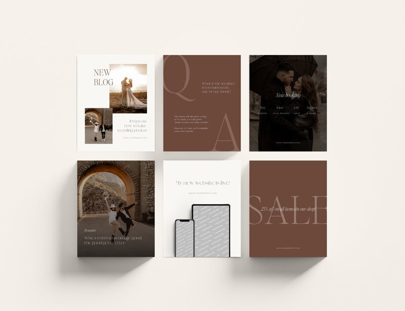 Editorial Instagram templates for photographers Wild Willow9
