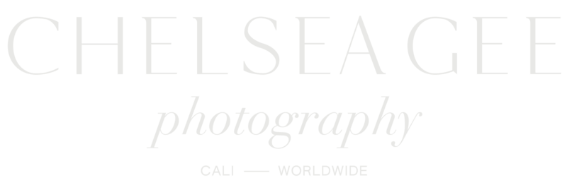 Chelsea Gee Photography Main Logo White
