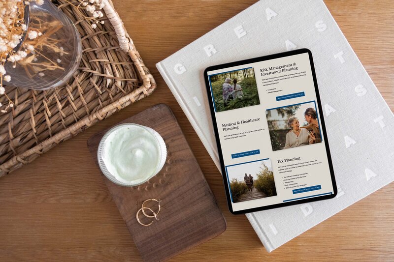 Showit website design for commercial construction company