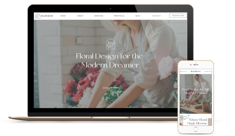 Tablet | Showit Website Templates | Showit Websites by Heather Jones Creative
