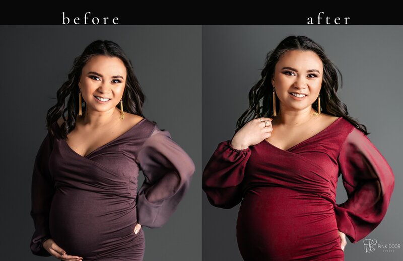 Dress-Color-Change-Before-After_Pink-Door-Studio