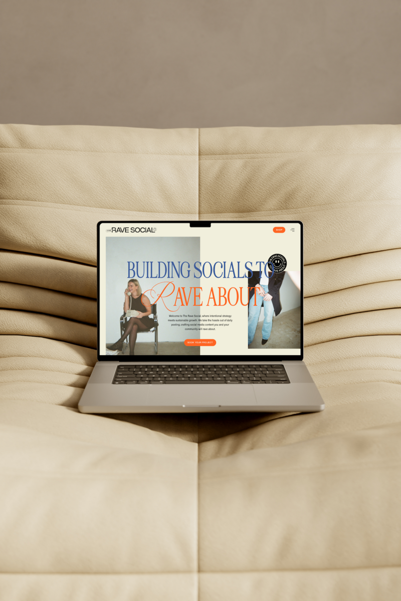 Showit website design for social media manager