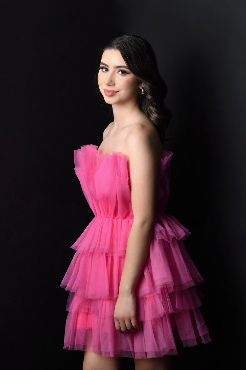 Arizona senior in studio