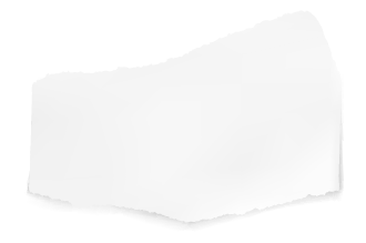 White illustration of torn paper