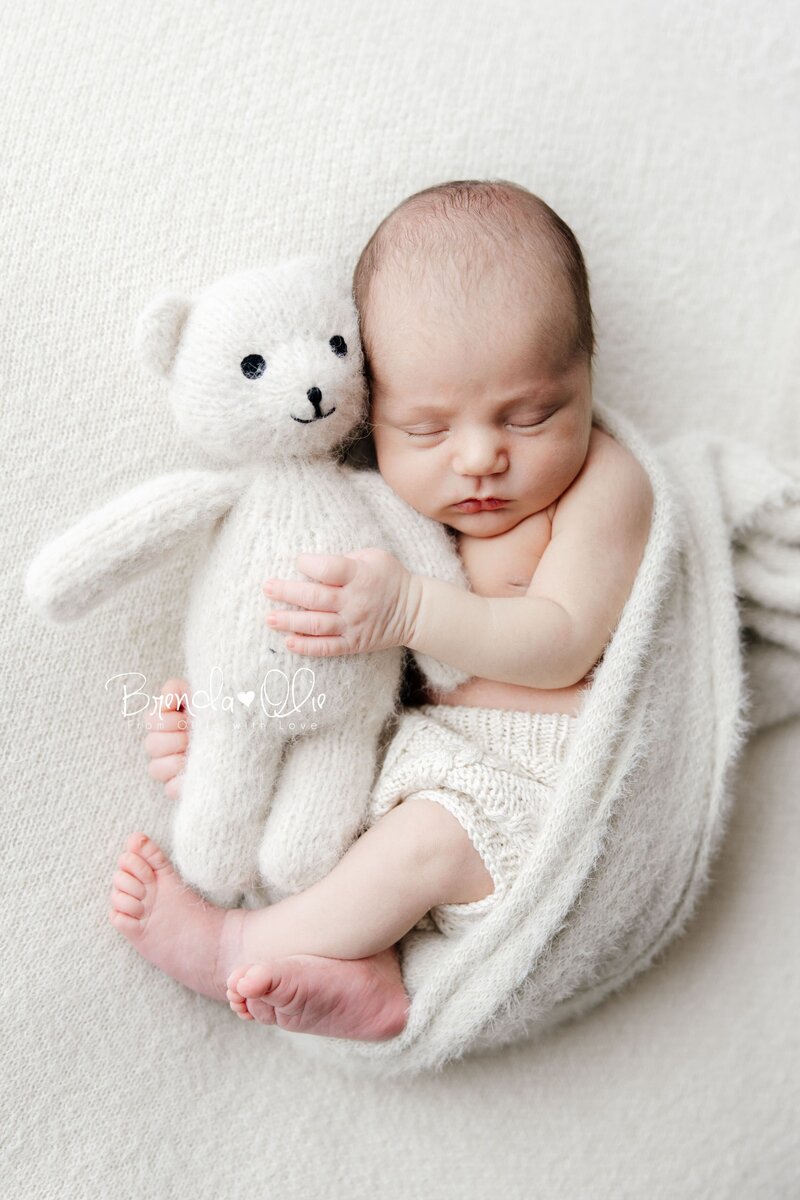baby 8 maanden shoot lichte style beige