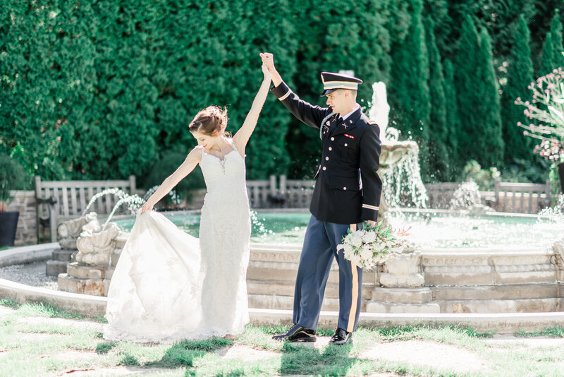 top wedding photographers at mackinac island wedding