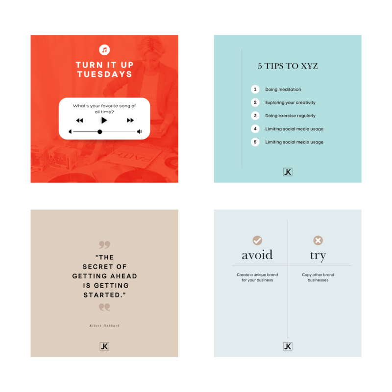 Jenn Kaye Coaching Social Media Graphics