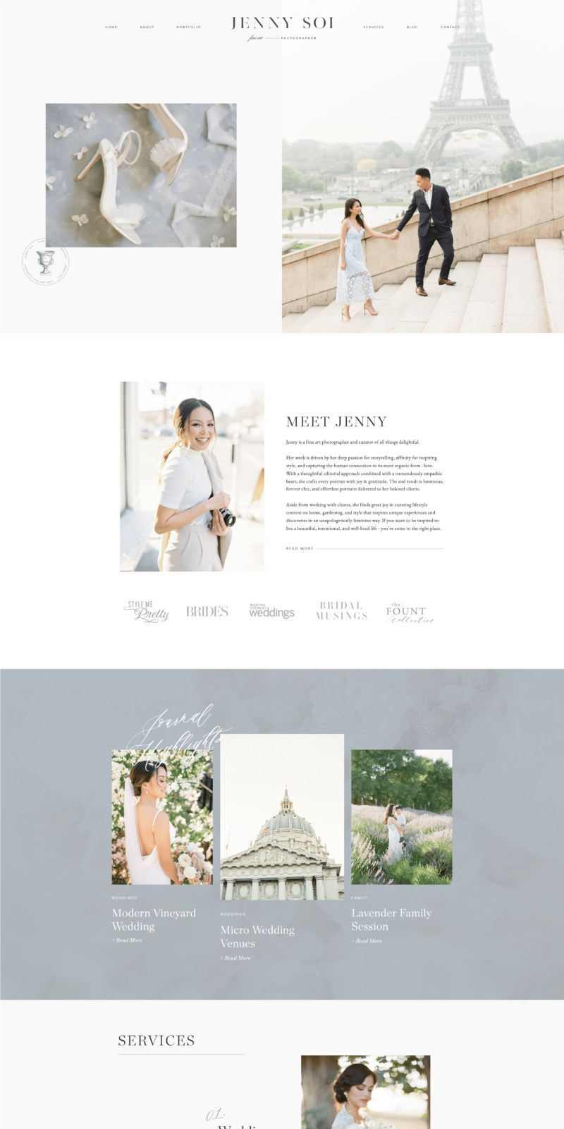 A website mockup.