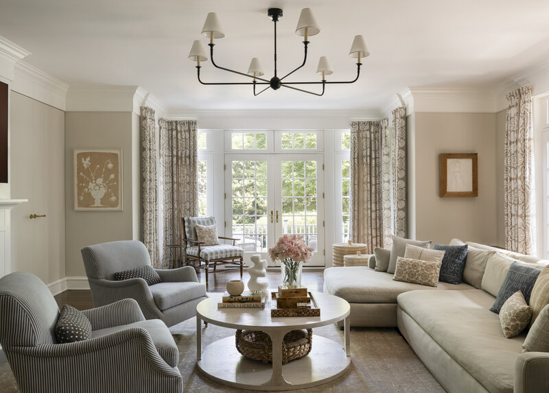 black and white luxury dining room