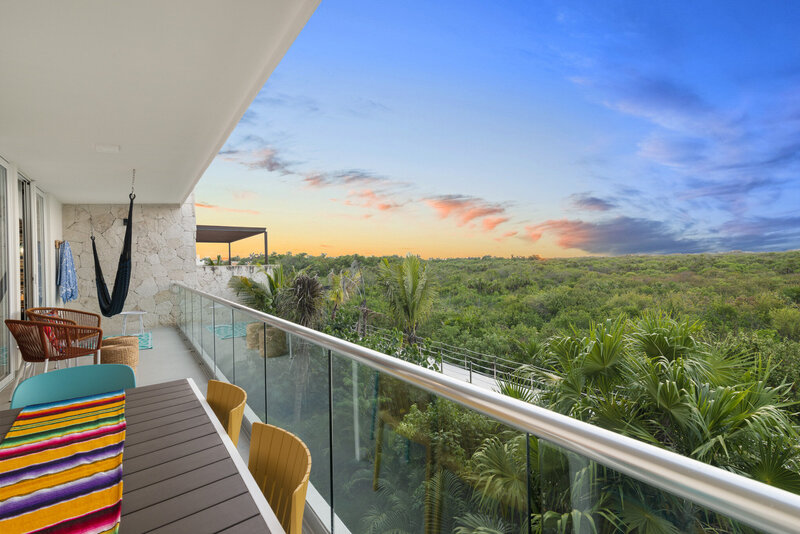 Sunset View from Mezzanine Table