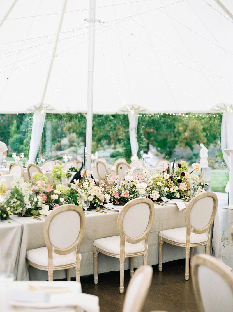 luxury tent wedding ubc garden