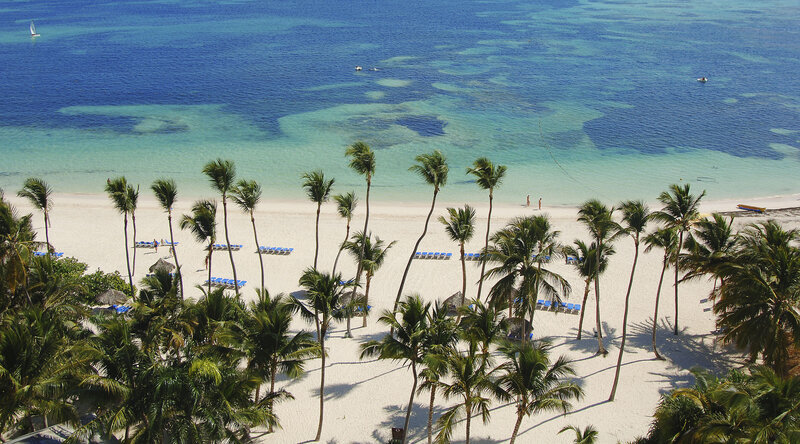 Bavaro Beach aerial Melia Punta Cana