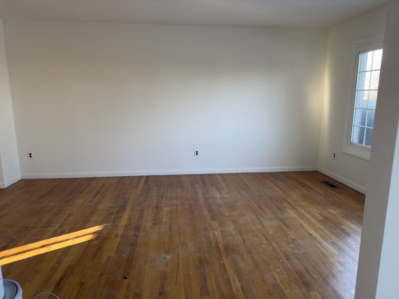 Photo of a bedroom  before it was remodeled and staged.