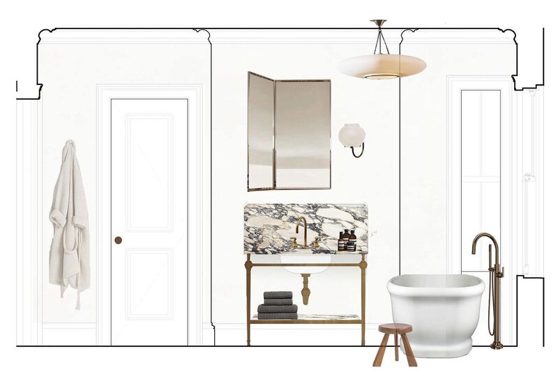Interior Design Primary Bathroom Plumbing Selection