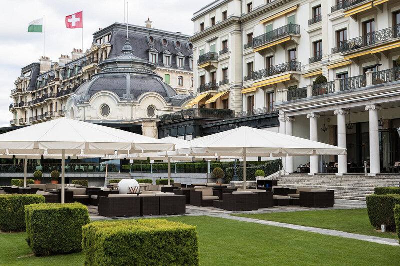 Hôtel Beau-Rivage Palace Terrasse Lobby Pool