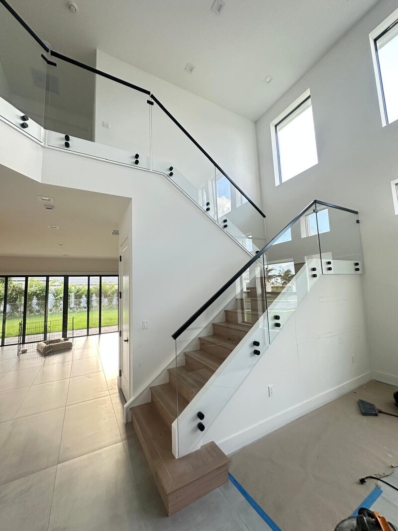 Modern Glass & Aluminum Railings in Boca Raton, South Florida