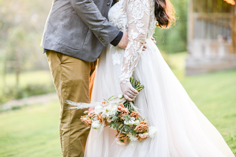 Bride and groom elope in North Georgia