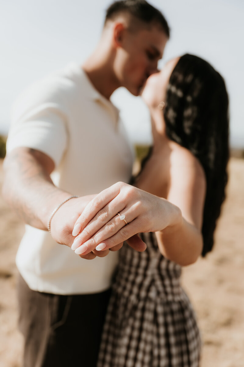A Family waking in the garden