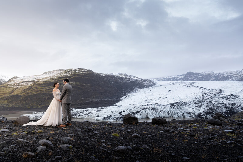 Iceland Elopement Adventure Wedding K&L-23