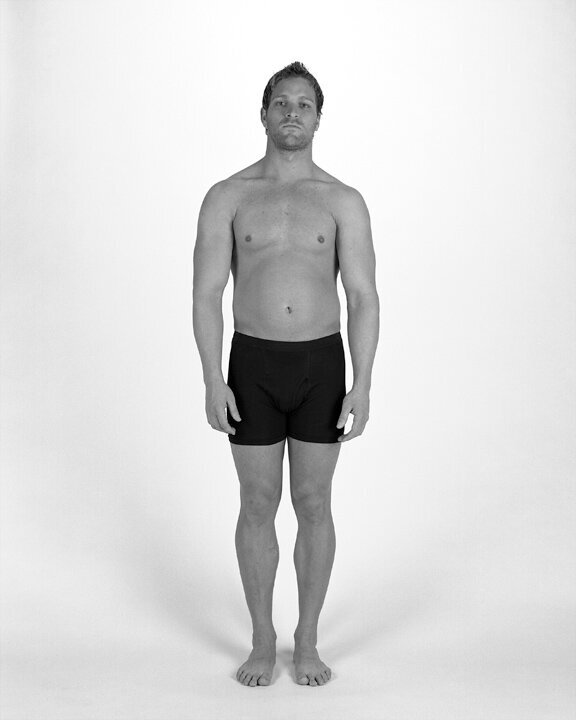 Brent Ray Fraser Transitional Culture Before Photo Front Self Portrait 2005