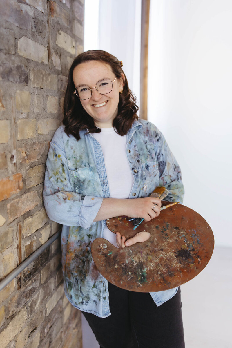 Minnesota Live Wedding Painter Korianne Stout