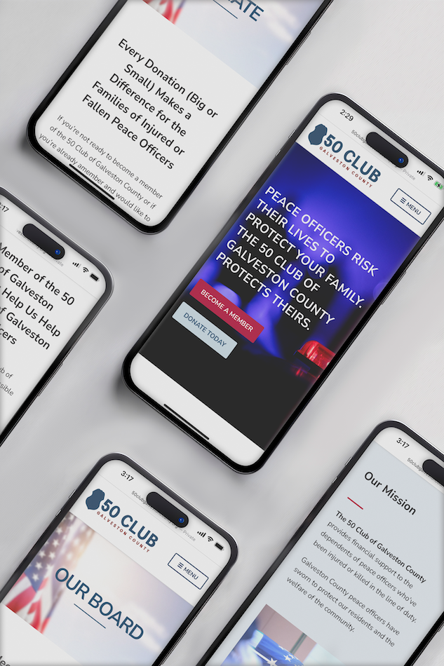 50 Club of Galveston County Mobile Grid Mockup_Desktop