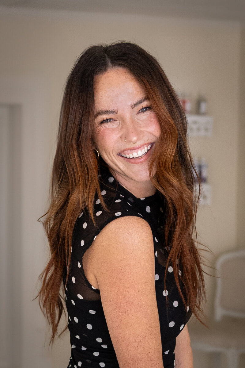 outdoor female headshot branding photography