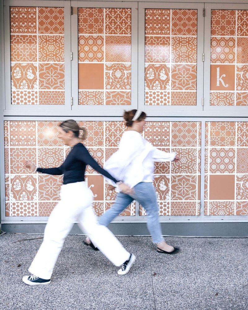 Kinara Indian Restaurant Brand Pattern Shopfront Decals by Leithal and Co